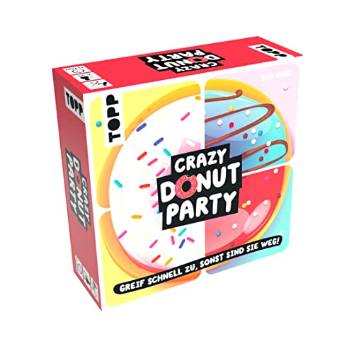Crazy Donut Party. Greif schnell zu, sonst sind sie Weg!: Wer entdeckt am schnellsten einen vollständigen Donut? Reaktionsspiel – rasant, unterhaltsam und verblüffend einfach von TOPP