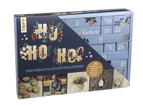 Ho Ho Ho - Der kreative Adventskalender. 24 Projekte zum Basteln, Backen, Gärtnern und mehr. Mit Anleitungsbuch und Material von TOPP