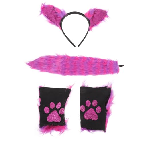 TOPPERFUN 1 Satz Flauschiges Tierkostüm mit Fuchsohren und Handschuhen für Halloween Cosplay und Themenpartys und Langlebig für Besondere Anlässe TOPPERFUN 1 Satz Flauschiges Tierkostüm mit Fuchsohren und Handschuhen für Halloween Cosplay und Themenpartys und Langlebig für Besondere Anlässe von TOPPERFUN