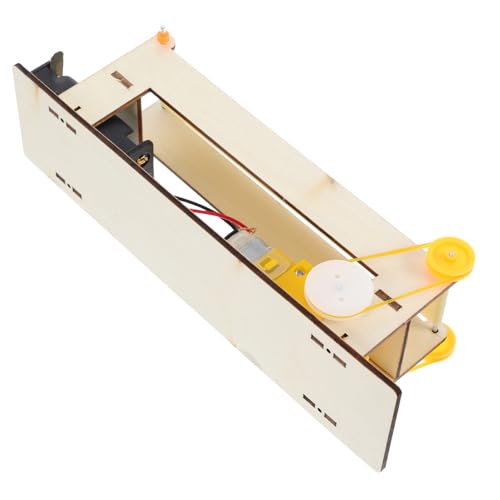 TOPPERFUN 1 Satz Förderspurmodell Experiment -wissenschaftsmodell Zum Bauen Von Stängeln Wissenschaftliche Experimente Für Projekte Craft Kits Montagemodell Hölzern Beige von TOPPERFUN