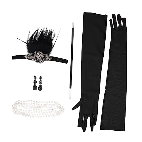 TOPPERFUN 1 Satz Halskette Haarband Handschuhe Ohrringe Deko für Cosplay für Halloween Partys und Kostümveranstaltungen TOPPERFUN 1 Satz Halskette Haarband Handschuhe Ohrringe Deko für Cosplay für Halloween Partys und Kostümveranstaltungen von TOPPERFUN