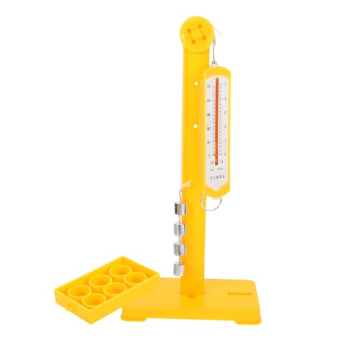 TOPPERFUN 1 Satz Hebelscheibe -Set Physik experimente DIY-Modellbausatz für Physikexperimente Riemenscheibenhalter Riemenscheibenbewegungswerkzeug Experimentierkasten Physik Eisen Yellow von TOPPERFUN
