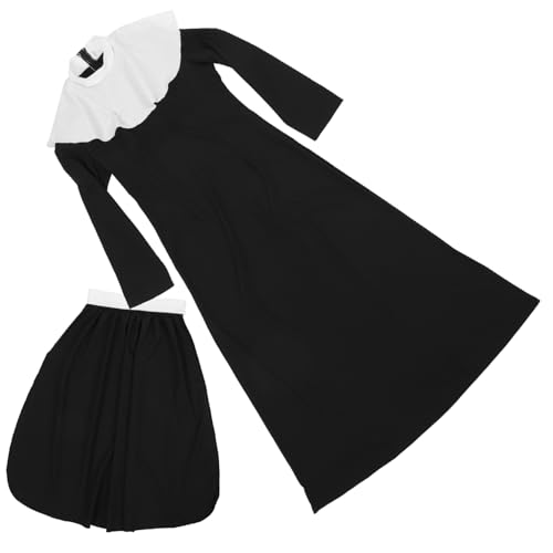 TOPPERFUN 1 Satz Nonnenkostüm Cosplay für Erwachsene Halloween Kostüm für Frauen für Partys Maskeraden und Bühnenaufführungen Leicht und zu Tragen Einzigartiges Accessoire für von TOPPERFUN