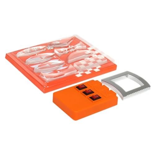 TOPPERFUN 1 Satz Optischer Experimentierkasten Lichtreflektor Wissenschafts-Kit konkaver Spiegel reflektoren rückstrahler physik experimente reflector optisches Objektiv Prismenoptik Plastik von TOPPERFUN