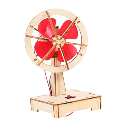TOPPERFUN 1 Satz Schüttelkopfventilator Materialpaket Elektrischer Spielzeugherstellung Wissenschaftsexperiment Kit Lernspielzeug Zusammenbaumodell Wissenschaftsexperiment von TOPPERFUN