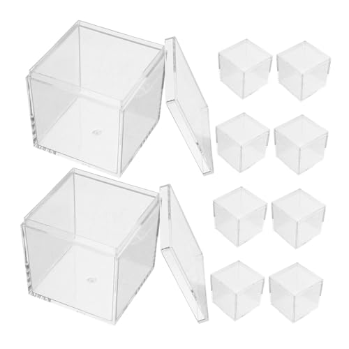 TOPPERFUN 1 Satz Transparente Kunststoffbox Acryl Vitrine Box Aufbewahrungsdose Display Box Vitrinen Container Anzeige Aufbewahrungskoffer Für Proben Transparente Mineralvitrine 10 Stück TOPPERFUN 1 Satz Transparente Kunststoffbox Acryl Vitrine Box Aufbewahrungsdose Display Box Vitrinen Container Anzeige Aufbewahrungskoffer Für Proben Transparente Mineralvitrine 10 Stück von TOPPERFUN