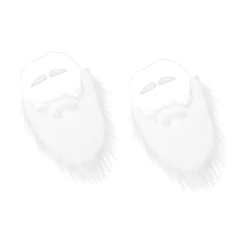 TOPPERFUN 1 Satz Weihnachtsmann Kostüm Zubehör Set Teiliges Set mit Fake und Augenbrauen für Männer Verstellbar und Einfach Anwendbar für Cosplay und Festliche Anlässe von TOPPERFUN
