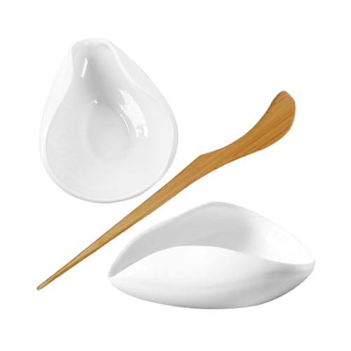 TOPPERFUN 1 Satz Zubehör für Tee lose Tshirt Set küchenmaschiene Tee-Set Tea Tray Coffee Beans eofir Kugeln für Tee Teegefäß aus Keramik Teller für Kaffeebohnen chinesische teeschaufel Holz von TOPPERFUN