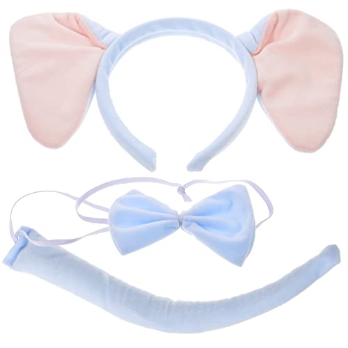 TOPPERFUN 1 Set Elefantenohr Stirnband Ohren Stirnbänder Elefantenkostüm Kinderkostüme Für Cartoon Tierkostüme Haarband Zirkuskostüm Elefant Halloween Kostüm von TOPPERFUN