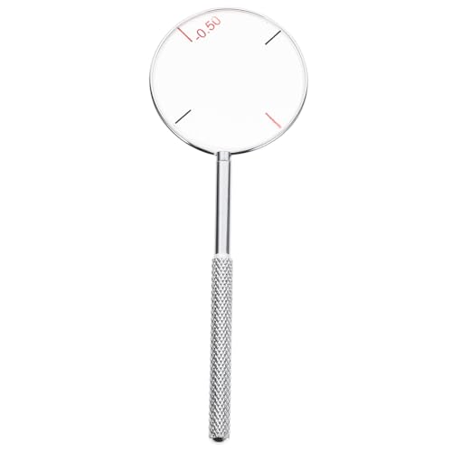 TOPPERFUN 1 Stück Optometrie-tool Optisch Optik Werkzeug Kreuzzylinder Korrektur Optometrie-objektiv Sehtest-tool Optometrie Zubehör Optometrie Liefert Gehäuse Aus Zinklegierung Silver von TOPPERFUN