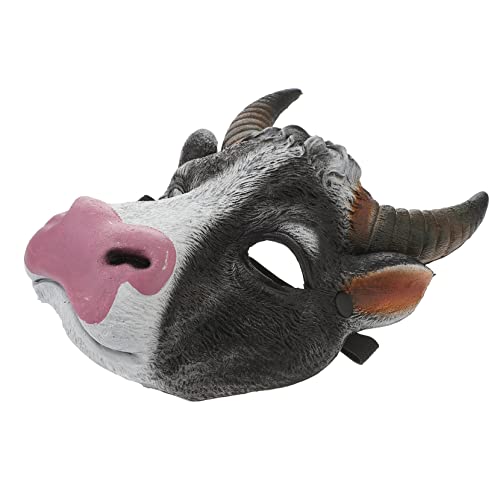 TOPPERFUN 1 Stück Realistische Ochsenmaske für Halloween Kostüm Horror Maske PU Cosplay Karneval für Erwachsene und Maskeraden TOPPERFUN 1 Stück Realistische Ochsenmaske für Halloween Kostüm Horror Maske PU Cosplay Karneval für Erwachsene und Maskeraden von TOPPERFUN