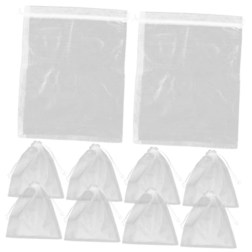TOPPERFUN 10 Stück Aufbewahrungstasche Stofftier-Packtasche Netztasche für Puppen Puppenverpackung, Mullbeutel Atmungsaktive Netztasche für Puppenverpackungssack Weiß TOPPERFUN 10 Stück Aufbewahrungstasche Stofftier-Packtasche Netztasche für Puppen Puppenverpackung, Mullbeutel Atmungsaktive Netztasche für Puppenverpackungssack Weiß von TOPPERFUN
