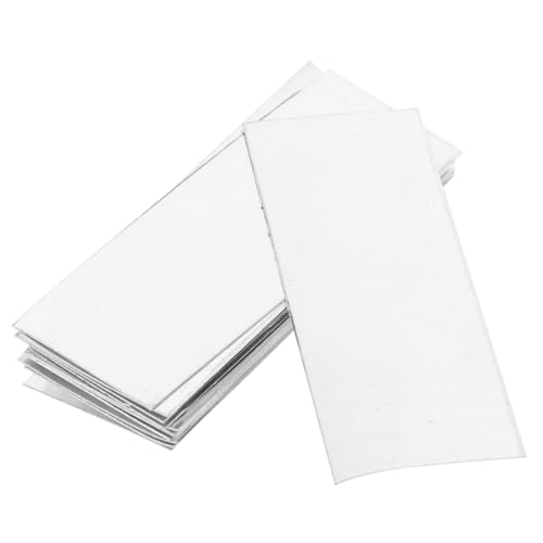TOPPERFUN 10 Stück Fruchtbatteriematerial Bausatz Streifen Experiment Wissenschaft Obst Elektrodenmaterial Aluminium Silver von TOPPERFUN