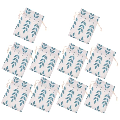TOPPERFUN 10 Stück Kleine Jutebeutel mit Kordelzug für Hochzeiten Partys und Süßigkeitenverpackungen Design TOPPERFUN 10 Stück Kleine Jutebeutel mit Kordelzug für Hochzeiten Partys und Süßigkeitenverpackungen Design von TOPPERFUN