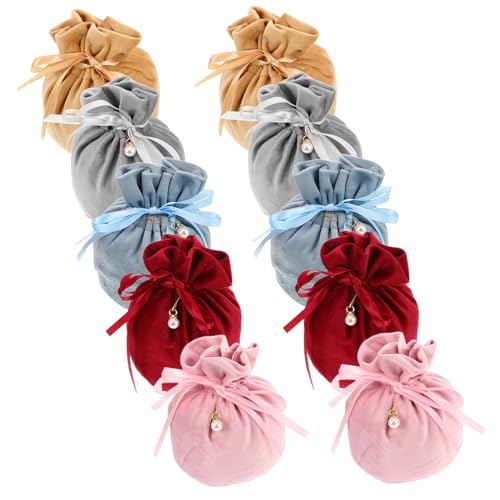 TOPPERFUN 10 Stück Schmuckbeutel und Mini Süßigkeitenaufbewahrung für Hochzeiten Partys und Elegant mit Perlenakzenten TOPPERFUN 10 Stück Schmuckbeutel und Mini Süßigkeitenaufbewahrung für Hochzeiten Partys und Elegant mit Perlenakzenten von TOPPERFUN