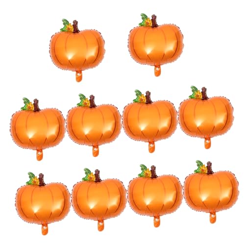 TOPPERFUN 10 Stück Teiliges Große Folien-luftballons Dekorative Herbst Thanksgiving-partydeko Langlebig Einfach Aufzublasen für Anlassbezogene Feierlichkeiten und Festliche Stimmung von TOPPERFUN