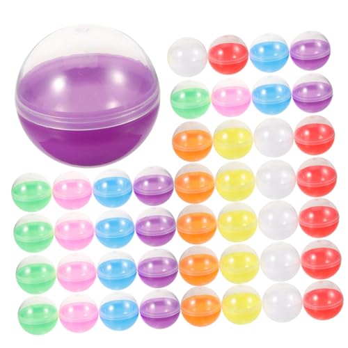 TOPPERFUN 100 Stück Befüllbare Runde Plastikkugeln für Verkaufsautomaten Halbdurchsichtige Kapseln für Süßigkeiten Partygeschenke DIY Bastelprojekte und Spielzeugaufbewahrung TOPPERFUN 100 Stück Befüllbare Runde Plastikkugeln für Verkaufsautomaten Halbdurchsichtige Kapseln für Süßigkeiten Partygeschenke DIY Bastelprojekte und Spielzeugaufbewahrung von TOPPERFUN