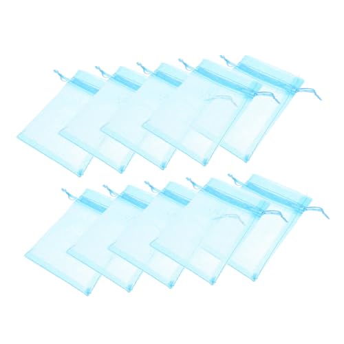 TOPPERFUN 100 Stück Kordelzug Geschenktüten aus Netzstoff Vielseitige Aufbewahrungstaschen für Partys Taufen Hochzeiten und TOPPERFUN 100 Stück Kordelzug Geschenktüten aus Netzstoff Vielseitige Aufbewahrungstaschen für Partys Taufen Hochzeiten und von TOPPERFUN