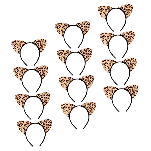 TOPPERFUN Stirnband mit Leoparden Katzenohren Tierohren Haarband Kostüm Zubehör für Erwachsene und Kinder für Karneval und Partys Flauschiges Design TOPPERFUN Stirnband mit Leoparden Katzenohren Tierohren Haarband Kostüm Zubehör für Erwachsene und Kinder für Karneval und Partys Flauschiges Design von TOPPERFUN