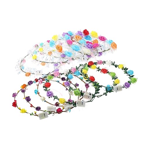 TOPPERFUN 12 Stück Leuchtende Haarreifen Kreative Party Dekorationen für Erwachsene für Karneval Halloween und Festliche Feiern Zufällige Farbe Zufällige Farbe von TOPPERFUN