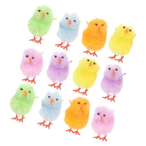 TOPPERFUN 12 Stück Stofftier Küken Mini-osterküken Fell Dekorationen Chick Plüsch Flauschiges Huhn Guck Kuscheltier Babyküken Osterei-küken Fuzzy Küken Ostern Osterküken Für Samt TOPPERFUN 12 Stück Stofftier Küken Mini-osterküken Fell Dekorationen Chick Plüsch Flauschiges Huhn Guck Kuscheltier Babyküken Osterei-küken Fuzzy Küken Ostern Osterküken Für Samt von TOPPERFUN