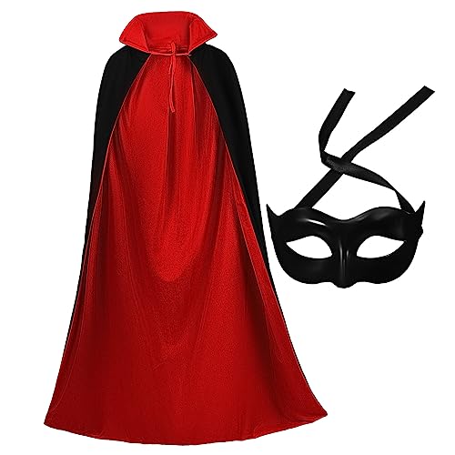 TOPPERFUN 1Satz Halloween Maske Umhang Kostüm Zubehör für Karneval Maskerade Partys für Erwachsene Frauen TOPPERFUN 1Satz Halloween Maske Umhang Kostüm Zubehör für Karneval Maskerade Partys für Erwachsene Frauen von TOPPERFUN