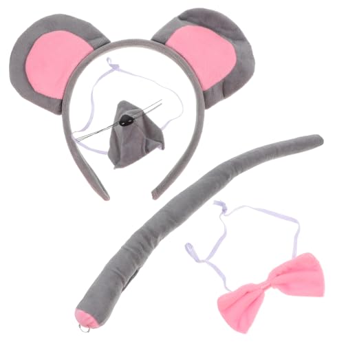 TOPPERFUN 1Satz Kostüm für Teiliges Tierkostüm mit Stirnband Handschuhen Fliege für Geburtstagsfeiern Cosplay Weihnachtsfeiern TOPPERFUN 1Satz Kostüm für Teiliges Tierkostüm mit Stirnband Handschuhen Fliege für Geburtstagsfeiern Cosplay Weihnachtsfeiern von TOPPERFUN