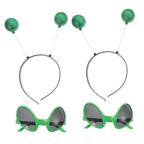 TOPPERFUN 2 Sätze Außerirdisches Haarband Bunte Festival Kopfschmuck Lustige Party Accessoires für Erwachsene Karneval Cosplay Kostüm TOPPERFUN 2 Sätze Außerirdisches Haarband Bunte Festival Kopfschmuck Lustige Party Accessoires für Erwachsene Karneval Cosplay Kostüm von TOPPERFUN