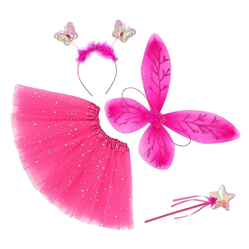 TOPPERFUN 2 Sätze Schmetterlingsflügel Eingestellt Kostüm Für Mädchen Feenflügel Märchenprinzessin Verkleiden Sich Schmetterlings-fee-kostüm Schmetterlings-stirnband Stoff TOPPERFUN 2 Sätze Schmetterlingsflügel Eingestellt Kostüm Für Mädchen Feenflügel Märchenprinzessin Verkleiden Sich Schmetterlings-fee-kostüm Schmetterlings-stirnband Stoff von TOPPERFUN