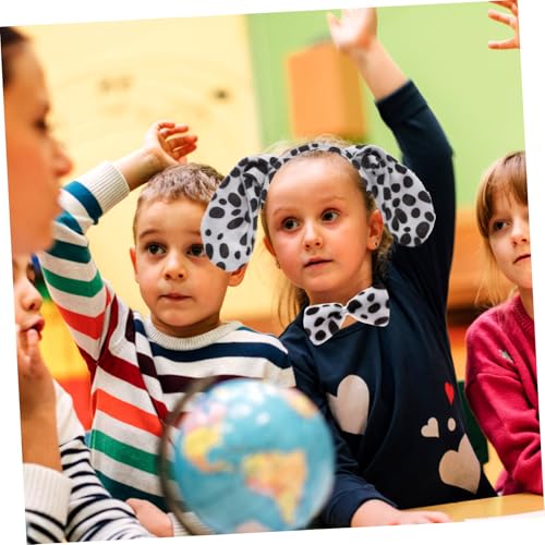 TOPPERFUN 2 Sätze Tierkostüm Cosplay Ohr Stirnband mit Schleife und Leichtes Weiches Material Bequem für Karneval Halloween Geburtstagsfeier und Festtagsdekoration von TOPPERFUN