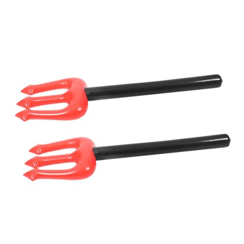 TOPPERFUN 2 Stück Aufblasbare Halloween-Teufel-zubehör Dämon Heugabel Heugabel-stütze Halloween Heugabel Mistgabel Kostüm Zubehör Für Dämonenkostüme PVC TOPPERFUN 2 Stück Aufblasbare Halloween-Teufel-zubehör Dämon Heugabel Heugabel-stütze Halloween Heugabel Mistgabel Kostüm Zubehör Für Dämonenkostüme PVC von TOPPERFUN