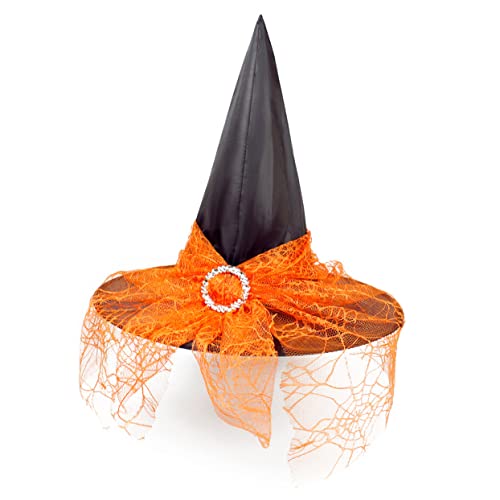 TOPPERFUN 2 Stück Halloween Hexenhut Lustige Party Dekoration für Cosplay und Kostüme Orange Schwarz Leicht Atmungsaktiv für Halloween Feiern Maskeraden und Bühnenauftritte TOPPERFUN 2 Stück Halloween Hexenhut Lustige Party Dekoration für Cosplay und Kostüme Orange Schwarz Leicht Atmungsaktiv für Halloween Feiern Maskeraden und Bühnenauftritte von TOPPERFUN