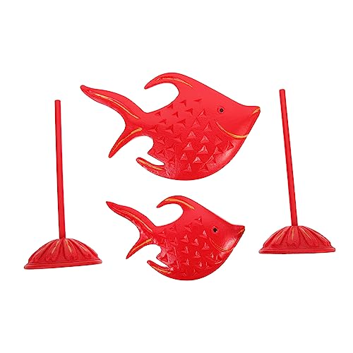 TOPPERFUN 2 Stück Hölzerne Verzierung Heimdekoration Für Schreibtischaufsatz Küstentischdekoration Fischnetzdekoration Seemerkonte Party Kinderzimmerdekor Holz Rot TOPPERFUN 2 Stück Hölzerne Verzierung Heimdekoration Für Schreibtischaufsatz Küstentischdekoration Fischnetzdekoration Seemerkonte Party Kinderzimmerdekor Holz Rot von TOPPERFUN