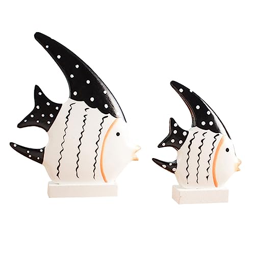 TOPPERFUN 2 Stück Holzgestreifte Fisch -Ornamente Dekoration klein Fischtankverzierungen realistisch Wohnkultur Fischfiguren Mini-Fischspielzeug Fisch-Requisite Fischmodelle TOPPERFUN 2 Stück Holzgestreifte Fisch -Ornamente Dekoration klein Fischtankverzierungen realistisch Wohnkultur Fischfiguren Mini-Fischspielzeug Fisch-Requisite Fischmodelle von TOPPERFUN