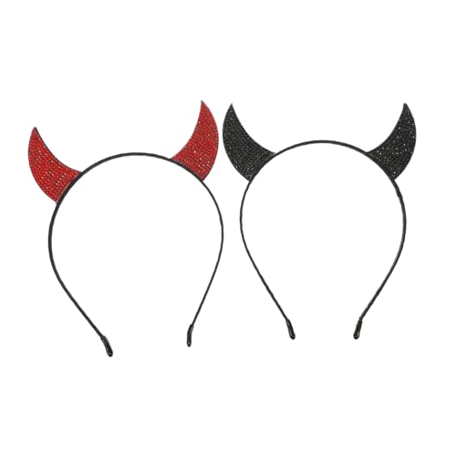 TOPPERFUN 2 Stück Horn Stirnband Halloween Stirnband Teufelshorn Halloween Kostüm Teufelskostüm Teufel Haarband Rote Hörner Für Frauen TOPPERFUN 2 Stück Horn Stirnband Halloween Stirnband Teufelshorn Halloween Kostüm Teufelskostüm Teufel Haarband Rote Hörner Für Frauen von TOPPERFUN