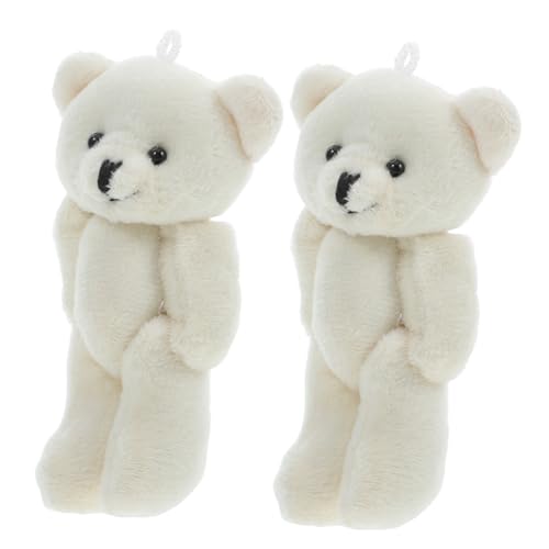 TOPPERFUN 2 Stück Puppe Bär Puppe Mini-Plüsch-Abschlussspielzeug kleine Kuscheltiere Masse Weihnachtsbär Plüsch Mini- Partygeschenke tragen Massenspielzeug PP Baumwolle Beige TOPPERFUN 2 Stück Puppe Bär Puppe Mini-Plüsch-Abschlussspielzeug kleine Kuscheltiere Masse Weihnachtsbär Plüsch Mini- Partygeschenke tragen Massenspielzeug PP Baumwolle Beige von TOPPERFUN