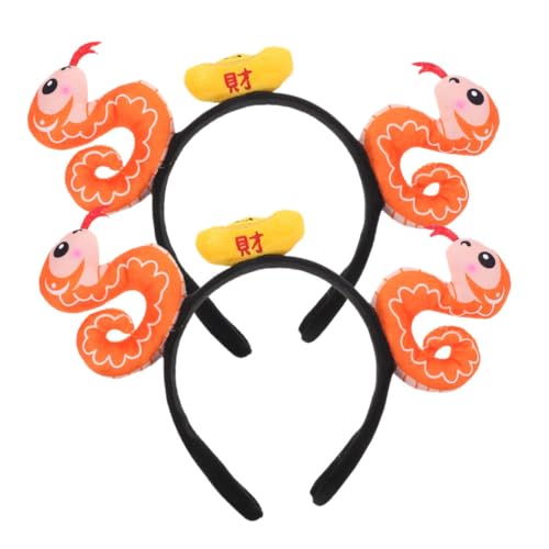 TOPPERFUN 2 Stück Snake Haarschmuck Lustiger Plüsch Haarreifen für Festliche Anlässe Halloween Neujahr und Kostümpartys Symbol für Wohlstand und Glück TOPPERFUN 2 Stück Snake Haarschmuck Lustiger Plüsch Haarreifen für Festliche Anlässe Halloween Neujahr und Kostümpartys Symbol für Wohlstand und Glück von TOPPERFUN