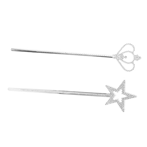 TOPPERFUN 2 Stück Versilberter Sternstab Zauberstab Krone Zauberstab Prinzessin Für Kleine Mädchen Fee Prinzessin Für Königin Leuchtstäbe Masse Sternenstab Pilzstab Abs Silber TOPPERFUN 2 Stück Versilberter Sternstab Zauberstab Krone Zauberstab Prinzessin Für Kleine Mädchen Fee Prinzessin Für Königin Leuchtstäbe Masse Sternenstab Pilzstab Abs Silber von TOPPERFUN
