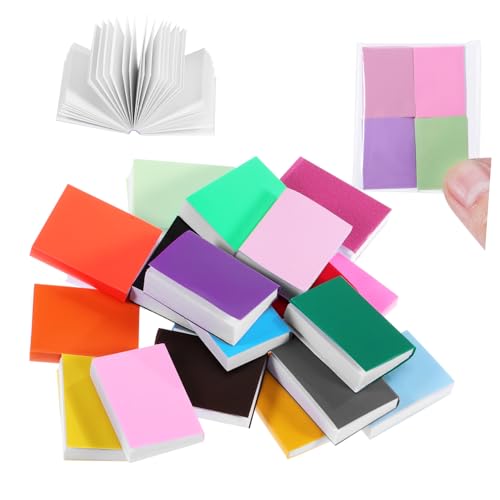 TOPPERFUN 20 Stück Mini Farbbücher Puppenhaus Miniaturen Dekoration Winzige Miniaturbücher Minibücher Puppenhausbücher Puppenhaus Buchdekorbücher Modell Puppenhaus Zubehör von TOPPERFUN