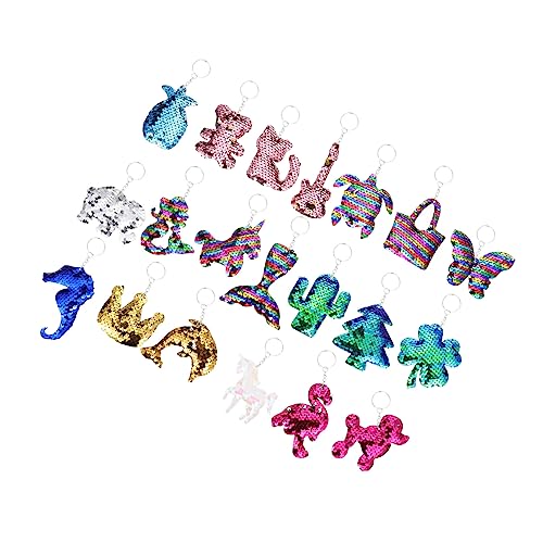 TOPPERFUN 20Stücke Teiliges Tierförmiger Glitzer Schlüsselanhänger Dekoration für Weihnachts und Geburtstagsfeiern für Freunde Verschiedenen TOPPERFUN 20Stücke Teiliges Tierförmiger Glitzer Schlüsselanhänger Dekoration für Weihnachts und Geburtstagsfeiern für Freunde Verschiedenen von TOPPERFUN