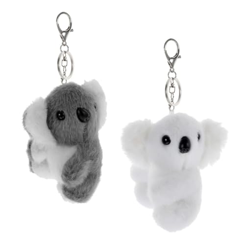 TOPPERFUN 2Stücke Koala Schlüsselanhänger Süße Plüsch Koala Anhänger Für Taschen Und Schlüsselbund Weißer Und Grauer Koala Beutel Anhänger Perfektes TOPPERFUN 2Stücke Koala Schlüsselanhänger Süße Plüsch Koala Anhänger Für Taschen Und Schlüsselbund Weißer Und Grauer Koala Beutel Anhänger Perfektes von TOPPERFUN