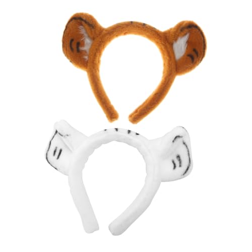 TOPPERFUN 2Stücke Tiger Ohr Haarreifen Haarband für Cosplay und Partys Niedliche Cartoon Accessoires für Halloween und Kostüme TOPPERFUN 2Stücke Tiger Ohr Haarreifen Haarband für Cosplay und Partys Niedliche Cartoon Accessoires für Halloween und Kostüme von TOPPERFUN