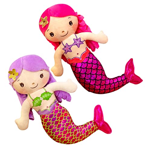 TOPPERFUN 2stücke Kuschelige Meerjungfrau Puppen Für Mädchen Weiche Stoffspielzeuge Rot Und Zum Spielen Und Dekorieren Perfektes Für Freunde TOPPERFUN 2stücke Kuschelige Meerjungfrau Puppen Für Mädchen Weiche Stoffspielzeuge Rot Und Zum Spielen Und Dekorieren Perfektes Für Freunde von TOPPERFUN