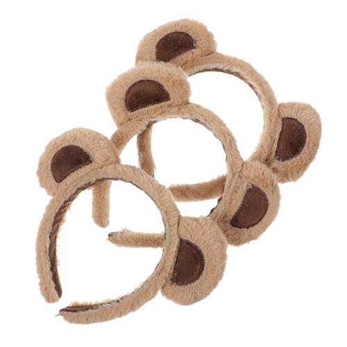 TOPPERFUN 3 Stück Teiliges Bärenohren Haarband für Plüsch Haarschmuck für Partys Cosplay Gesichtspflege und Spa Süßes Tierohren Stirnband Bequem und Langlebig TOPPERFUN 3 Stück Teiliges Bärenohren Haarband für Plüsch Haarschmuck für Partys Cosplay Gesichtspflege und Spa Süßes Tierohren Stirnband Bequem und Langlebig von TOPPERFUN
