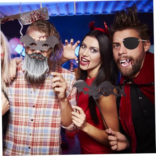 TOPPERFUN 3 Stück Teiliges Halloween Cosplay aus Hautfreundlichem Flanell Elastisch Tragbar Lustiger Falscher Schnurrbart und Vollbart für Erwachsene Party Kostüm Zubehör TOPPERFUN 3 Stück Teiliges Halloween Cosplay aus Hautfreundlichem Flanell Elastisch Tragbar Lustiger Falscher Schnurrbart und Vollbart für Erwachsene Party Kostüm Zubehör von TOPPERFUN
