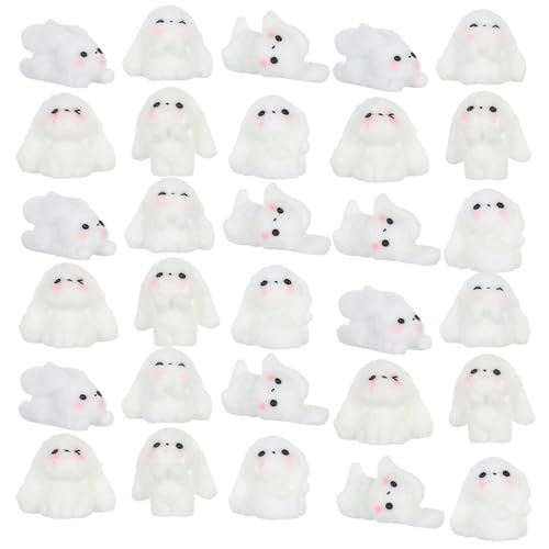 TOPPERFUN 30 Stück Mini Kaninchenfiguren Miniatur Hasenfiguren Aus Kunstharz Für Selbstgemachte Mikrolandschaften – Tierornamente Aus Kunstharz Für Die Schreibtischdekoration Im Büro Und TOPPERFUN 30 Stück Mini Kaninchenfiguren Miniatur Hasenfiguren Aus Kunstharz Für Selbstgemachte Mikrolandschaften – Tierornamente Aus Kunstharz Für Die Schreibtischdekoration Im Büro Und von TOPPERFUN