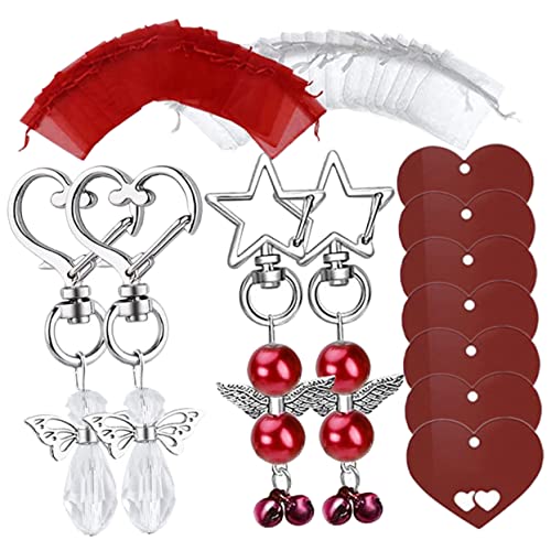 TOPPERFUN 30Sätze Engels Schlüsselanhänger Teilig Mit Dekorativen Tags Und Taschen Für Hochzeiten Babypartys Weihnachten Und Besondere Anlässe TOPPERFUN 30Sätze Engels Schlüsselanhänger Teilig Mit Dekorativen Tags Und Taschen Für Hochzeiten Babypartys Weihnachten Und Besondere Anlässe von TOPPERFUN