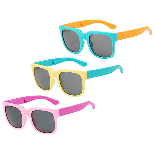 TOPPERFUN 3Paare Faltbare Sonnenbrille für Jungen Teiliges mit Stylischen Farben für Sommer Outdoor Aktivitäten TOPPERFUN 3Paare Faltbare Sonnenbrille für Jungen Teiliges mit Stylischen Farben für Sommer Outdoor Aktivitäten von TOPPERFUN