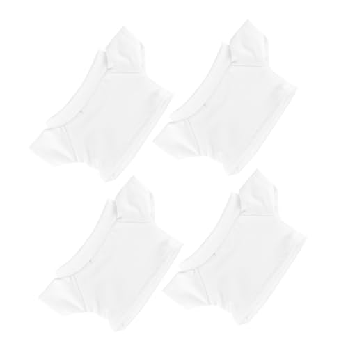 TOPPERFUN 4 Stück Bärt-Shirt Kleidung für Stofftiere Bärenshirt Bekleidungszubehör für Stofftiere Stofftierkleidung winzige Kleidung für ausgestopfte Tiere Plüschtierkleidung Baumwolle Weiß TOPPERFUN 4 Stück Bärt-Shirt Kleidung für Stofftiere Bärenshirt Bekleidungszubehör für Stofftiere Stofftierkleidung winzige Kleidung für ausgestopfte Tiere Plüschtierkleidung Baumwolle Weiß von TOPPERFUN