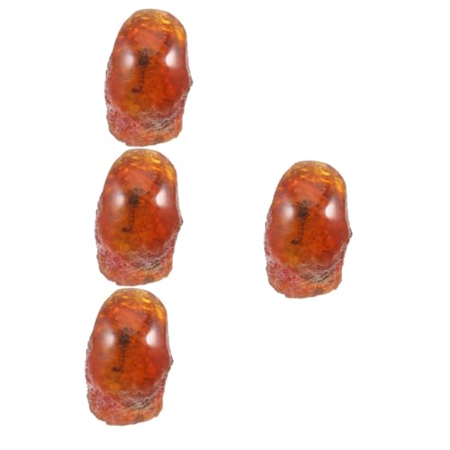 TOPPERFUN 4 Stück Bernsteinproben Ornament Dekorationen Insektenschmuck Wohndekor Insektenstein Bernsteinsteine Insektendekor Unikat Steine Bernsteinstein Exemplar Insektenexemplar Harz TOPPERFUN 4 Stück Bernsteinproben Ornament Dekorationen Insektenschmuck Wohndekor Insektenstein Bernsteinsteine Insektendekor Unikat Steine Bernsteinstein Exemplar Insektenexemplar Harz von TOPPERFUN